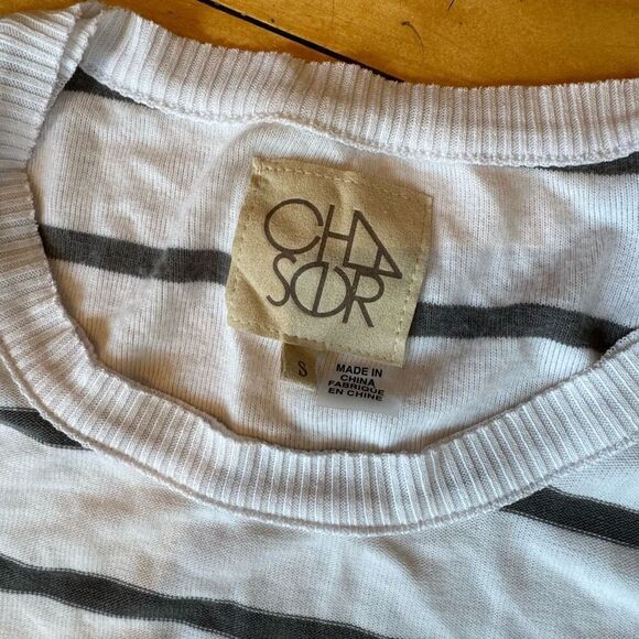 Chaser Long Sleeve Crew Neck Striped Pullover size small - Picture 3 of 5